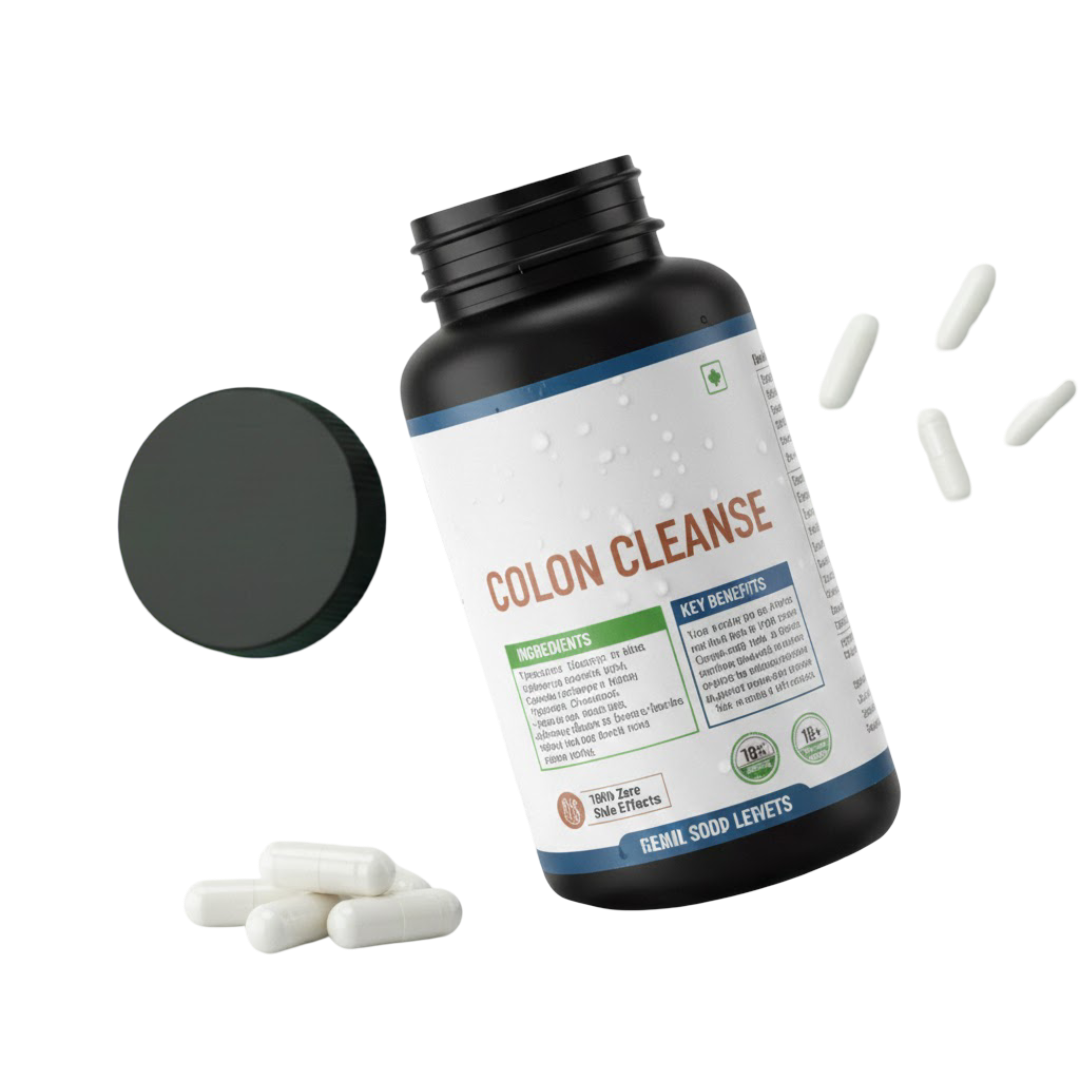 GenieHeal Colon Cleanse – Natural Herbal Detox Capsules (10 Capsules)